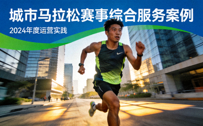 城市马拉松赛事综合服务案例封面 - 马拉松运动员奔跑